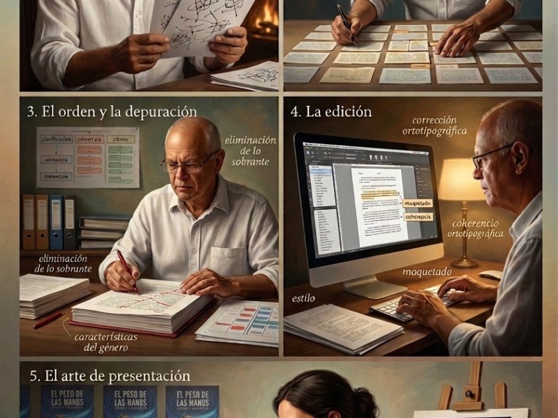 Detrás de la creación del libro: El peso de las&nbsp;manos