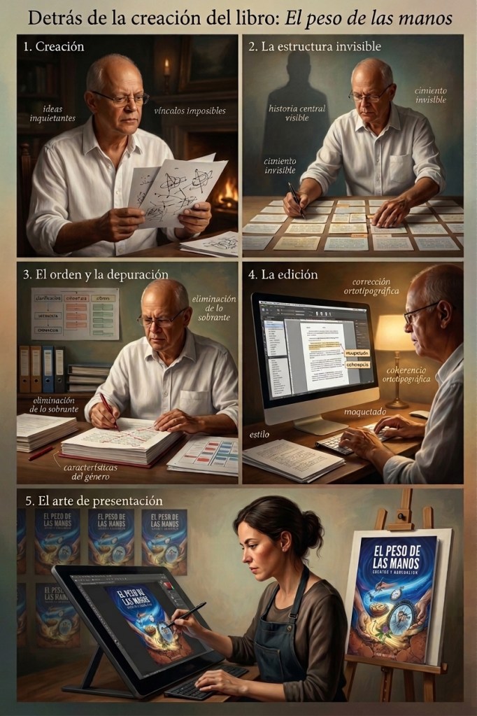 Detrás de la creación del libro: El peso de las&nbsp;manos